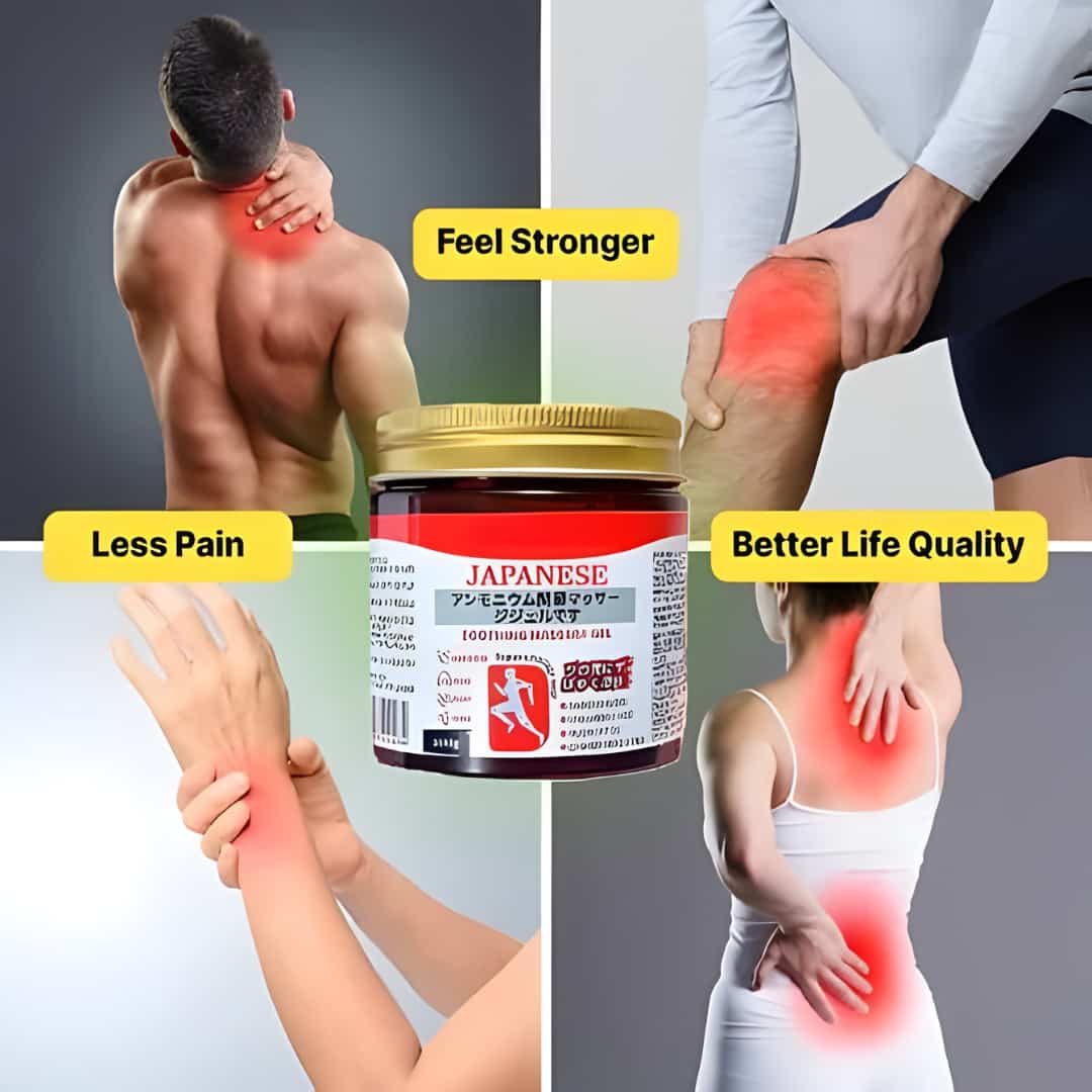 Japanese Pain Relief Massage Gel for Inner Muscle Pain Relief