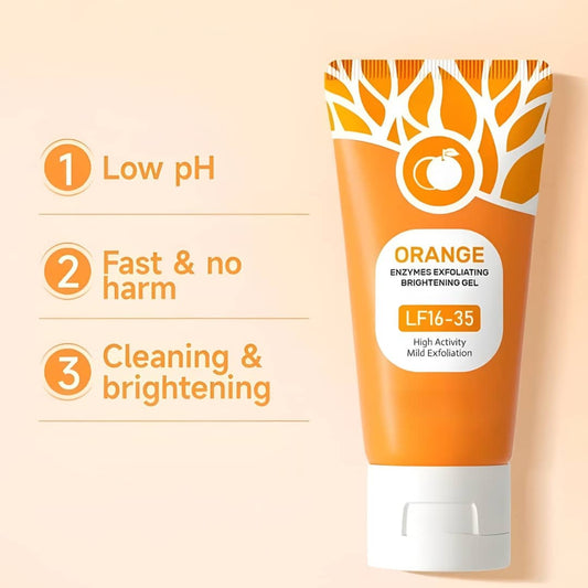 Orange Enzyme Exfoliating Gel – Removed Dead Skin Cells
