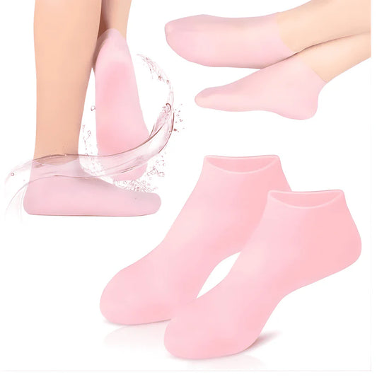 Silicon Moisturizing Socks– Anti-Crack Moisture Lock & Foot Freshness