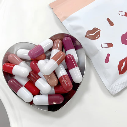 Mini Capsule Lipstick Set ( 18PC ) Moisturizing, Long-Lasting & Portable