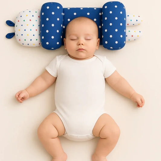Baby Head Shaping Pillow – Premium Quality 100% Cotton