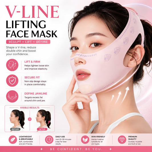 V-Line Face Lifting Reusable Mask - Define Jawline, Fat & Reduce Double Chin