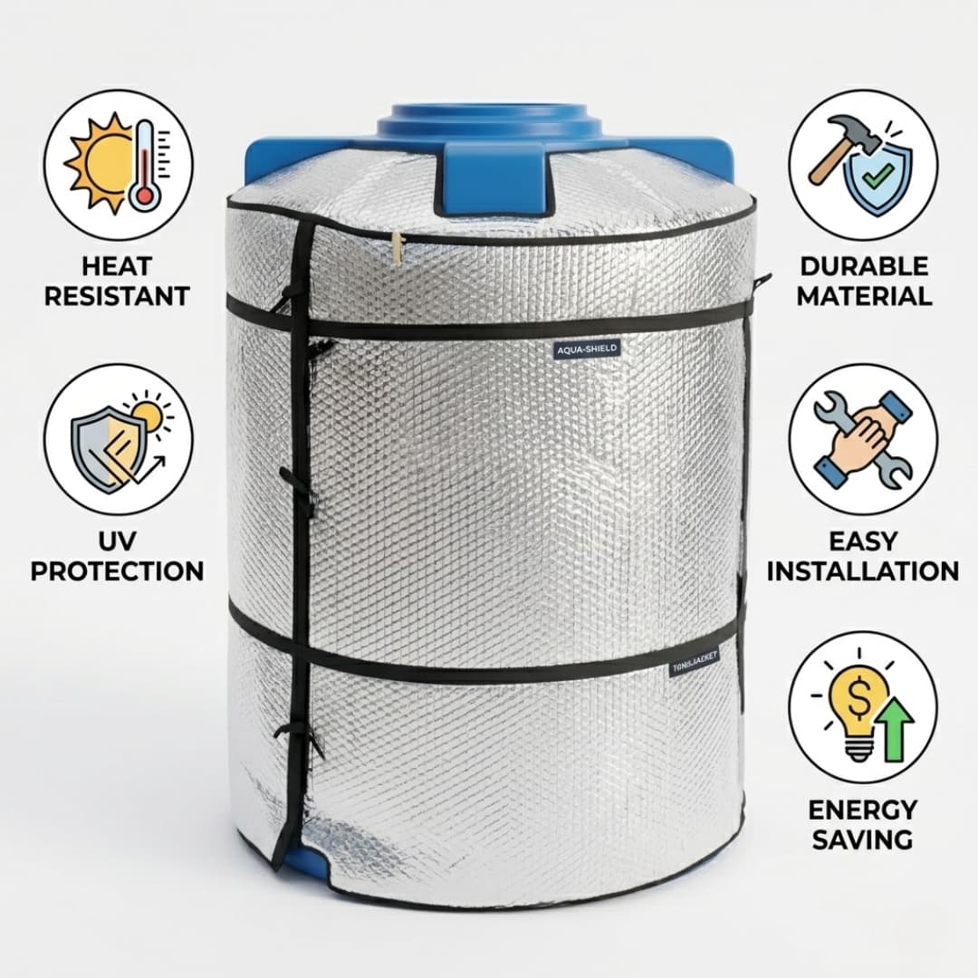 Water Tank Thermal Cover – Heat & UV Protection to Keep Water Cool