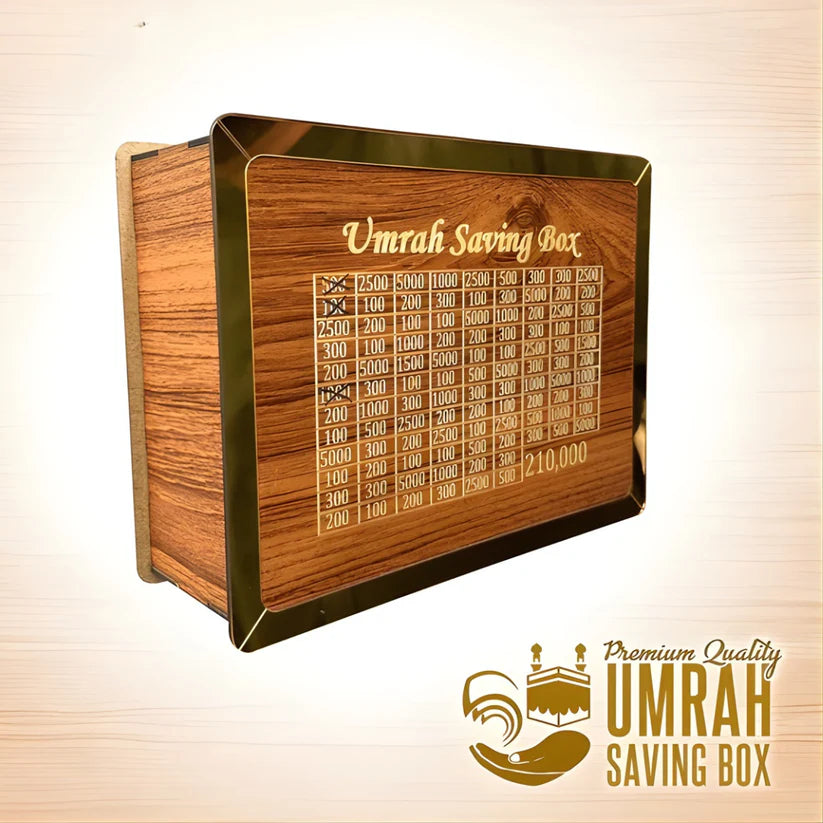 Umrah Savings Box 210,000 - Get Ready to go to Umrah